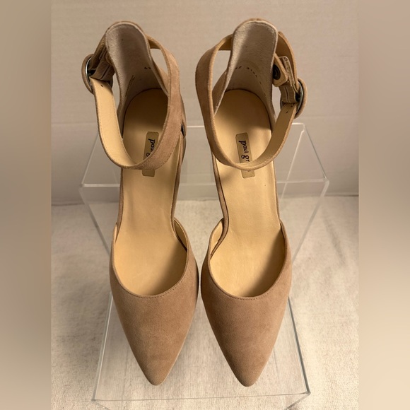 Paul Green Suede Ankle Strap Block Heel Pumps | Size 9 | NWT - Picture 6 of 13